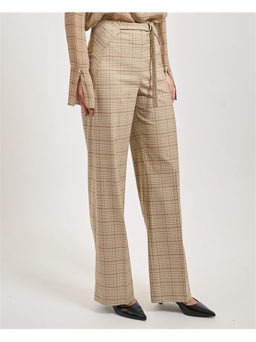 Pantaloni donna Patrizia Pepe con motivo check PATRIZIA PEPE | 8P0741-A621BFG11